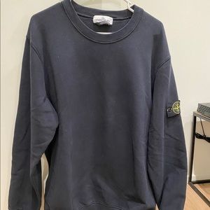 Navy sweatshirt stone island